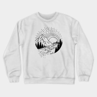 Sunny Circle Crewneck Sweatshirt